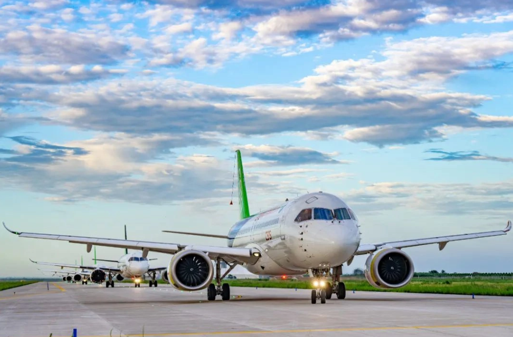 南方航空3架C919國產大飛機亮相春運