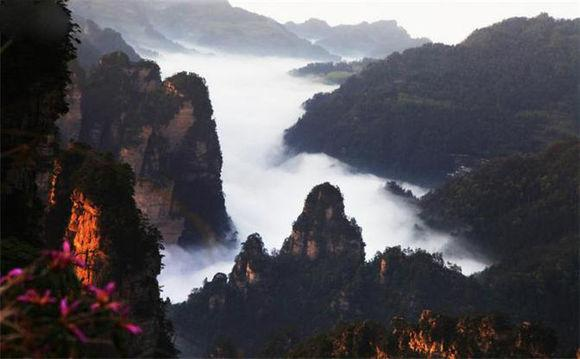 韓國人來張家界感嘆這才是大國風景