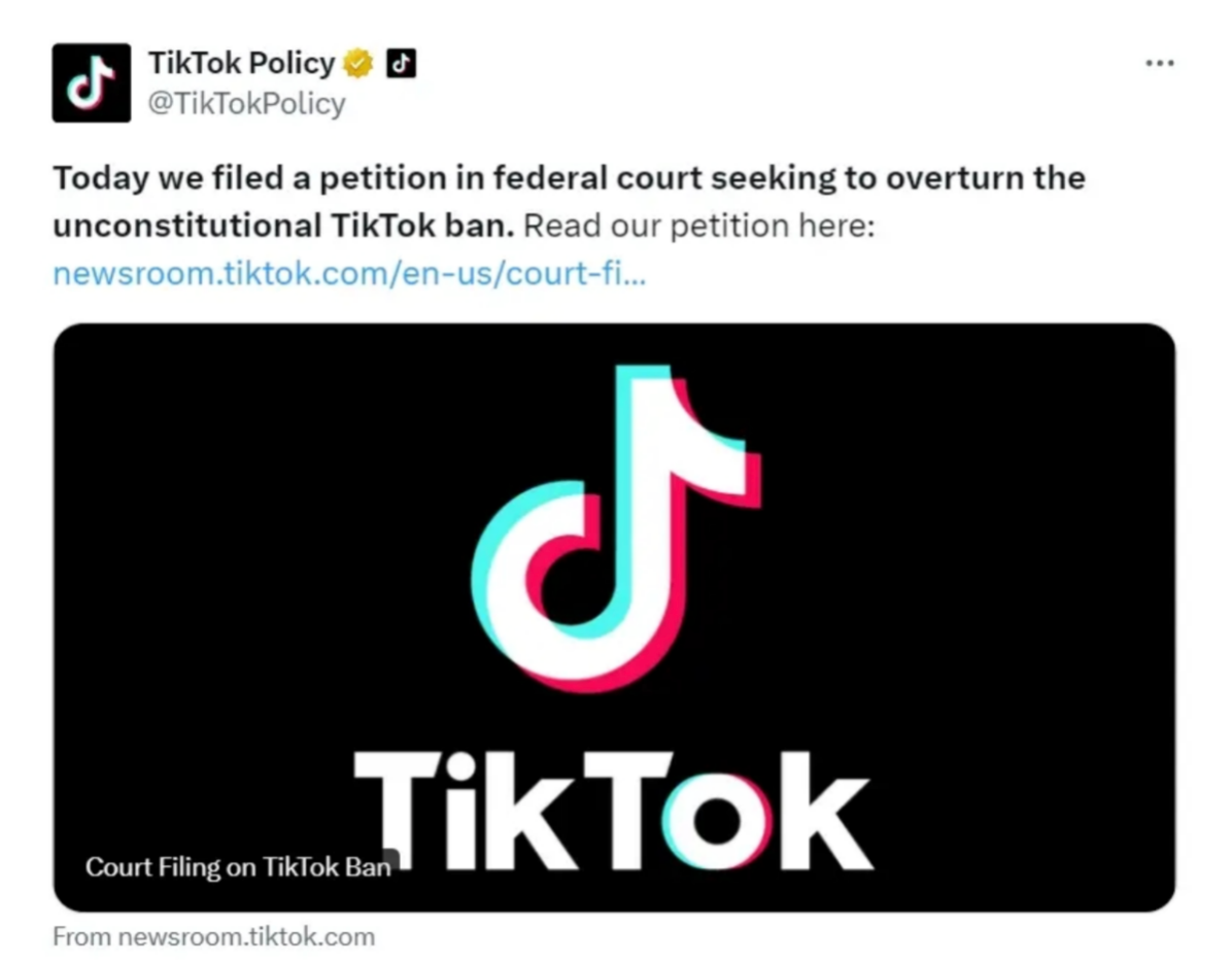 TikTok稱禁令不影響美國員工工作